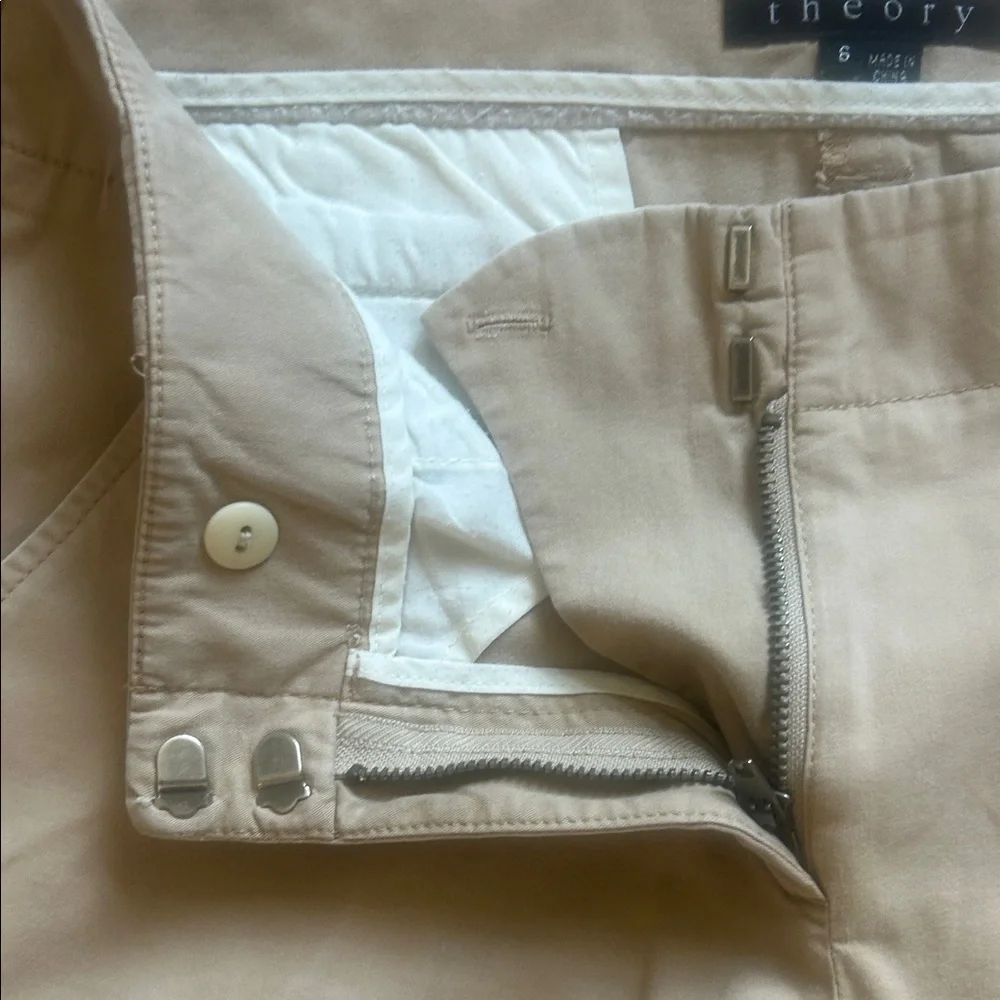 Theory Beige Chino Pants - Picture 4 of 5